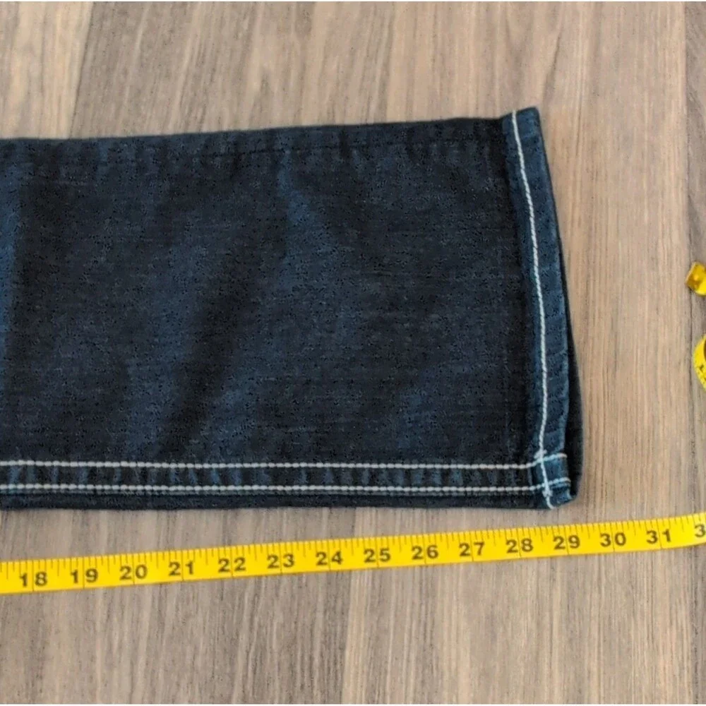 Miss Me Dark Blue Embellished Studded Bootcut Women's Jeans - Size 30 Regular - Picture 6 of 11